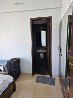 Living Room in 3 BHK Apartment at Satellite Tower, Goregaon East – for Rent