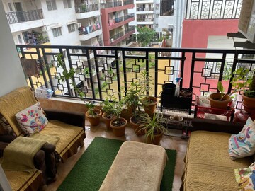 Balcony in 2 BHK Apartment at Mowa – for Rent