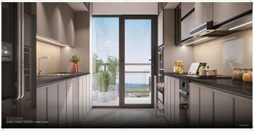 Kitchen in 3 BHK Apartment at Hero Homes Palatial, Sector 104 – for Sale