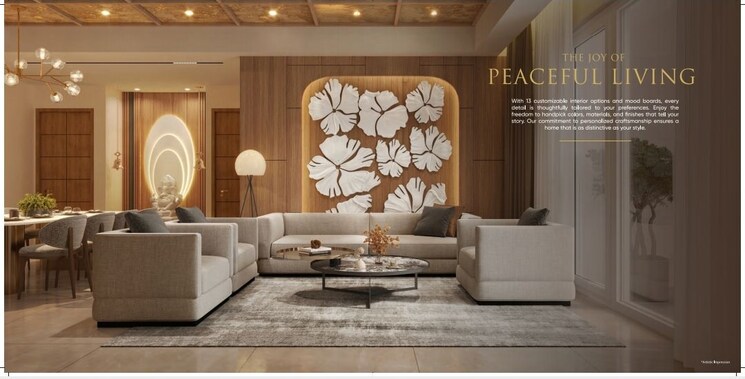 Living Room, hero-homes-palatial 3 Bedroom 2833 Sq.Ft. Apartment In Sector 104 Gurgaon 9827684