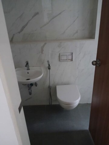 Bathroom in 2 BHK Apartment at Lodha Codename Premier, Dombivli East – for Rent