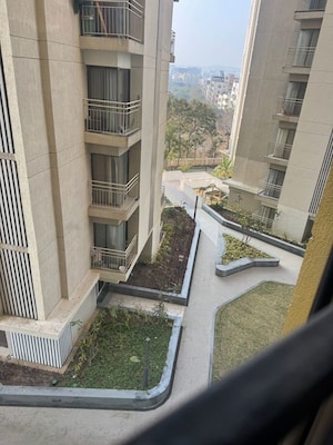 Balcony in 2 BHK Apartment at Kohinoor Courtyard One, Wakad – for Rent