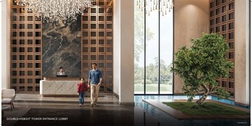 Staircase in 3 BHK Apartment at Hero Homes Palatial, Sector 104 – for Sale