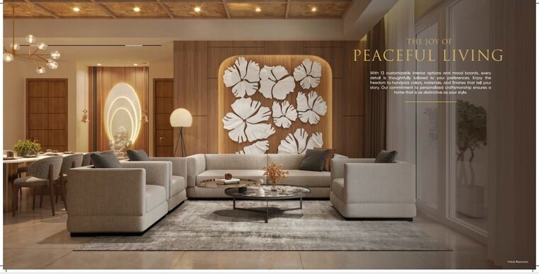 Living Room, hero-homes-palatial 4 Bedroom 3457 Sq.Ft. Apartment In Sector 104 Gurgaon 9827873