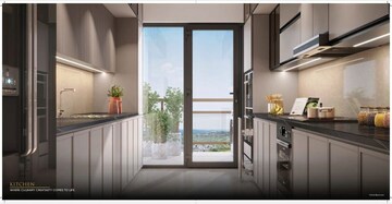 Kitchen in 4 BHK Apartment at Hero Homes Palatial, Sector 104 – for Sale