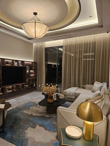 Living Room in 3 BHK Apartment at Godrej Five Gardens, Matunga East – for Sale