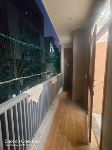 Balcony in 3 BHK Builder Floor at Dwarka Mor – for Rent