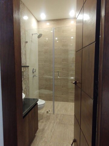 Bathroom in 2.5 BHK Apartment at Delhi Blue Apartments, Sarojini Nagar – for Rent