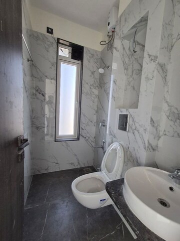 Bathroom in 3 BHK Apartment at H Rishabraj Phoenix, Borivali West – for Rent