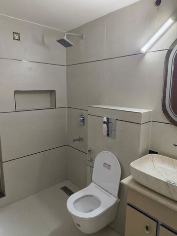 Bathroom in 3 BHK Apartment at Unitech Fresco, Sector 50 – for Rent