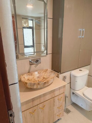 Bathroom in 3 BHK Apartment at Unitech Fresco, Sector 50 – for Rent
