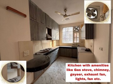 Kitchen in 3 BHK Independent House at Uppal Southend, Sector 49 – for Rent
