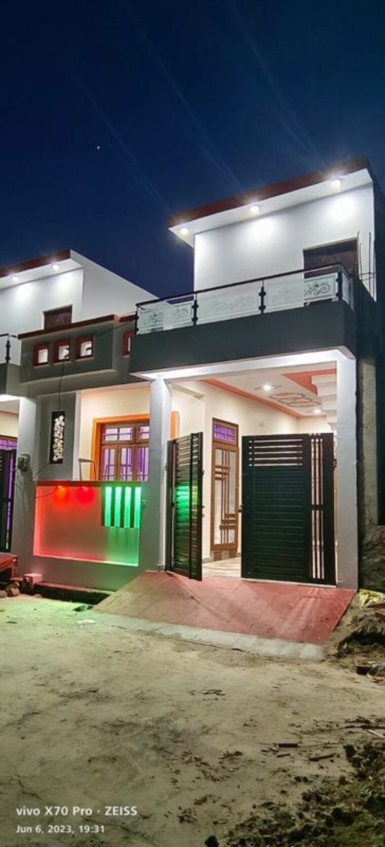 Exterior View, iim road 2 Bedroom 1249 Sq.Ft. Independent House In Iim Road Lucknow 9828586