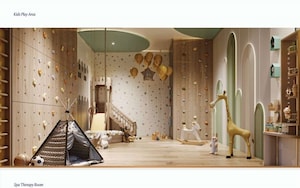 Living Room in 4 BHK Apartment at Landmark Skyvue, Sector 103 – for Sale