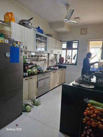 Kitchen in 3 BHK Apartment at Sarayu Apartment Santacruz, Santacruz West – for Rent