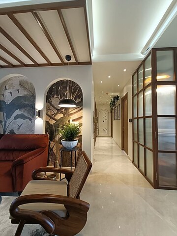 Staircase in 4 BHK Apartment at SNN Clermont, Hebbal – for Rent