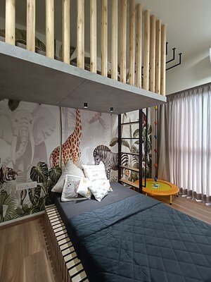 Bedroom in 4 BHK Apartment at SNN Clermont, Hebbal – for Rent