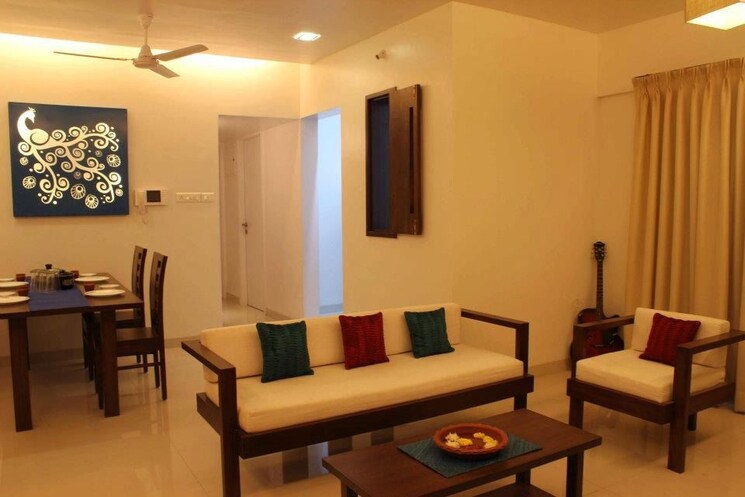 Living Room, amit-sapphire-park 2 Bedroom 1000 Sq.Ft. Apartment In Balewadi Pune 9829972