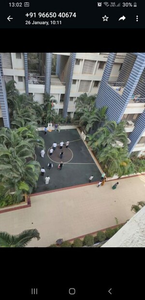 Balcony in 2 BHK Apartment at Amit Sapphire Park, Balewadi – for Rent