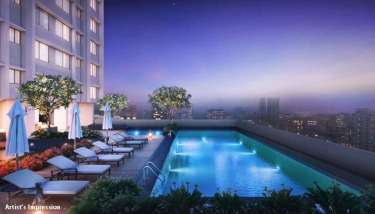 Swimming Pool, sheth-irene 2 Bedroom 676 Sq.Ft. Apartment In Malad West Mumbai 9830165