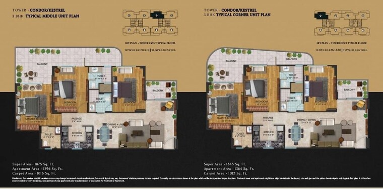 Master Plan, oxirich-chintamani 3 Bedroom 2355 Sq.Ft. Apartment In Sector 103 Gurgaon 9829116