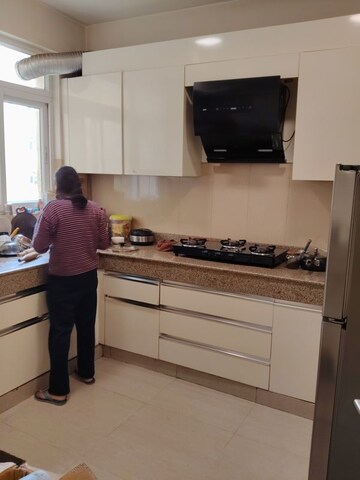 Kitchen in 4 BHK Apartment at Emaar Emerald Floors Premier, Sector 65 – for Rent