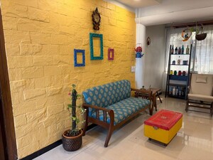 Living Room in 1 BHK Apartment at Parle Vaibhav Apartment, Vile Parle East – for Rent