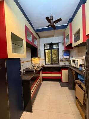 Kitchen in 1 BHK Apartment at Parle Vaibhav Apartment, Vile Parle East – for Rent