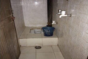Bathroom in 1 BHK Builder Floor at Panchsheel Vihar – for Rent
