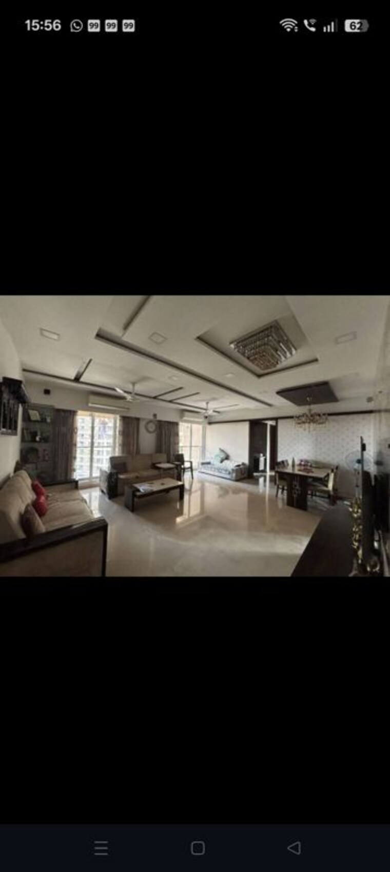 Living Room, garden-view-manpada 3 Bedroom 1000 Sq.Ft. Apartment In Manpada Thane 9830404