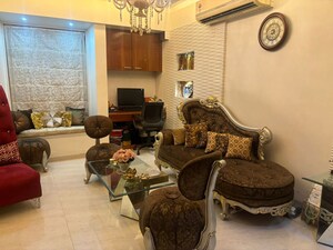 Living Room in 4 BHK Apartment at Lodha Paradise, Majiwada – for Sale