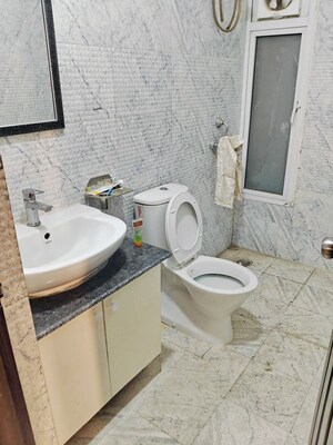 Bathroom in 2 BHK Apartment at Prateek Grand City, Siddharth Vihar – for Rent