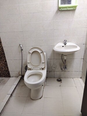 Bathroom in 3 BHK Builder Floor at East Of Kailash – for Rent