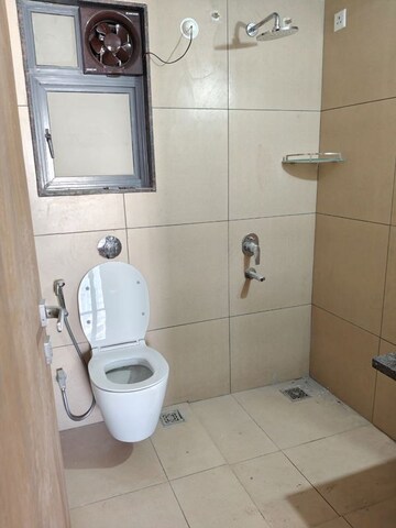 Bathroom in 3 BHK Apartment at Majestique Signature Towers, Balewadi – for Rent