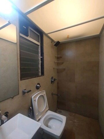 Bathroom in 3 BHK Apartment at Veena Serenity, Chembur – for Rent