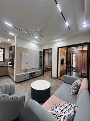 Living Room in 2 BHK Builder Floor at Ardee City, Sector 52 – for Rent