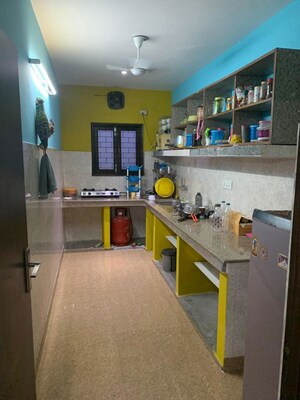 Kitchen in 2 BHK Builder Floor at East Of Kailash – for Rent