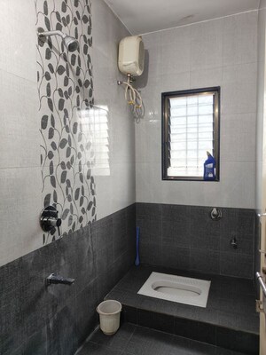 Bathroom in 2 BHK Apartment at Vishal Nagar – for Rent