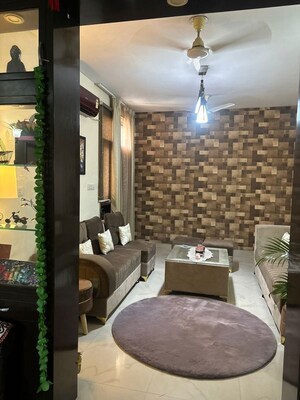 Living Room in 3 BHK Apartment at Sector 21c – for Rent