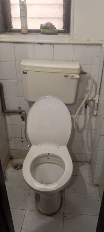 Bathroom in 1 BHK Builder Floor at Prasad Park, Hingne Khurd – for Rent