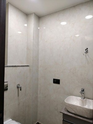 Bathroom in 3 BHK Apartment at Sector 12 Dwarka – for Rent