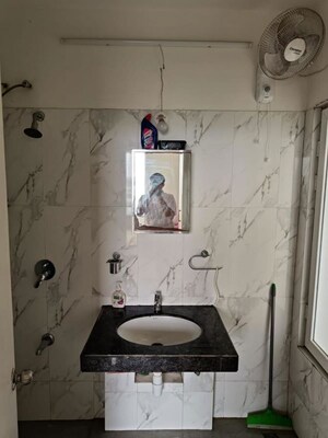 Bathroom in 3 BHK Apartment at Kalpataru Residency, Sanath Nagar – for Rent