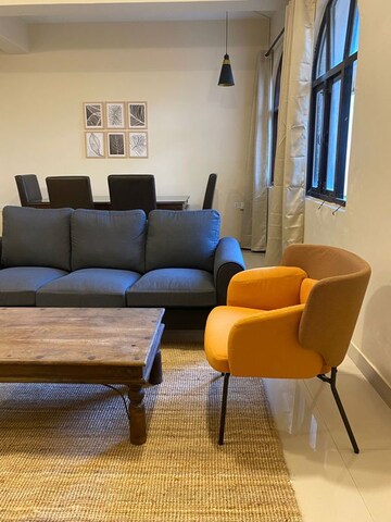 Living Room in 4 BHK Villa at Dona Paula – for Rent