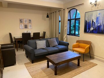 Living Room in 4 BHK Villa at Dona Paula – for Rent