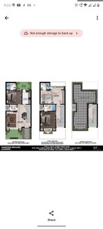 3 BHK 1852 Sq.Ft. Villa in Omega Suraksha Enclave