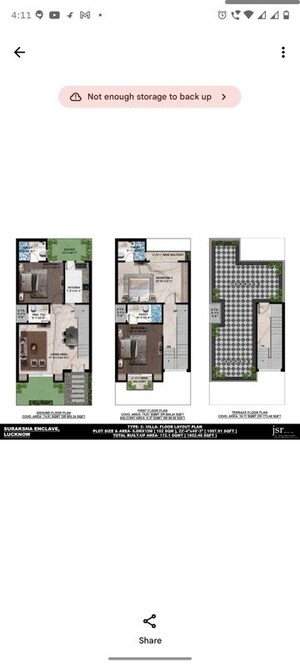 3 BHK Villa For Sale in Omega Suraksha Enclave, Mohanlalganj