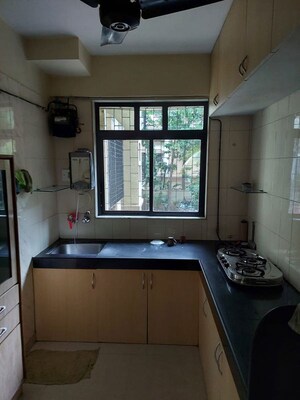 Kitchen in 1 BHK Apartment at Shiv Shakti CHS Malad West, Malad West – for Rent