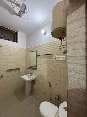 Bathroom in 2 BHK Builder Floor at Rajendra Colony – for Rent