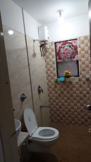 Bathroom in 3 BHK Apartment at Hariom Sudhanshu CHS, Vile Parle East – for Rent
