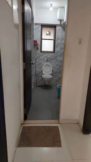 Bathroom in 3 BHK Apartment at Hariom Sudhanshu CHS, Vile Parle East – for Rent